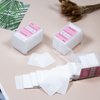 400 PCS Eyelash Extension Glue Wipes,Lint Free Nail Wipes,Super Absorbent Soft Non-woven Fabric Adhesive Nail Polish Remover Wipe, Glue Wiping Cloth for Lash Extension Supplies and Nail Polish Bottle