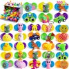 JOYIN 100 Pcs Prefilled Easter Eggs with Novelty Toys Premium for Easter Theme Party Favor, Easter Eggs Hunt, Easter Basket Stuffers Fillers, Classroom Supplies