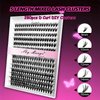 SKY MANGO False Eyelashes Kit 280pcs DIY Lash Extension Kit 8-16mm Mix with Lash Bond and Seal and Lash Tweezers and Lash Brush Fluffy Lash Clusters Kit 30D Curl for Beginners