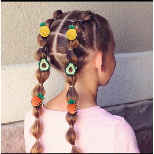 Beauty Queen 20Pcs Baby Hair Ties for Girls,Cute Small Hair Ties for Thin Hair,10 Pairs Ponytail Holders Elastic Hair Rubber Bands Hair Accessories for baby girls infant toddler kids (style Mix)