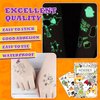 200PCS Halloween Theme Temporary Tattoos,Glow in the Dark Tattoos for Kids, Waterproof Kids Temporary Tattoos, Fun Halloween Party Favors Game Supplies, Trick or Treat Gifts for Kids Boys and Girls