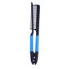 Herstyler Straightening Comb For Hair - Flat Iron Comb For Great Tresses - Hair Straightener Comb With A Grip - Keratin Comb For Knotty Hair - Hot Iron Comb To Smooth Hair - Stylish Set of 2 (Blue)