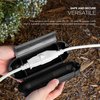 UltraPro Outdoor Extension Cord Safety Cover, Weather Resistant, Protect Outdoor Outlet, Christmas Holiday Decoration Light, 2 Pack, 66148 | Black