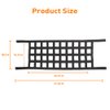 Savadicar Mesh Cargo Net Roof Top Netting Hammock for 1987-2023 Jeep Wrangler YJ TJ JK JL & Gladiator JT, Black