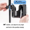 Wheelchair Cup Holder,2 in 1 Universal Stroller Cup Holder Attachment,Bike Cup Holder for Adult Bikes, Cup Holder for Stroller Walker Bike Motorcycle Scooter Bicycle