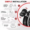 Autel TPMS Sensor Universal 1 Sensor with Dual Frequency (315MHz + 433MHz), Tire Pressure Monitoring Sensor Replacement for 99% Vehicles, Programmable by Autel TPMS Tool (Metal Valve)