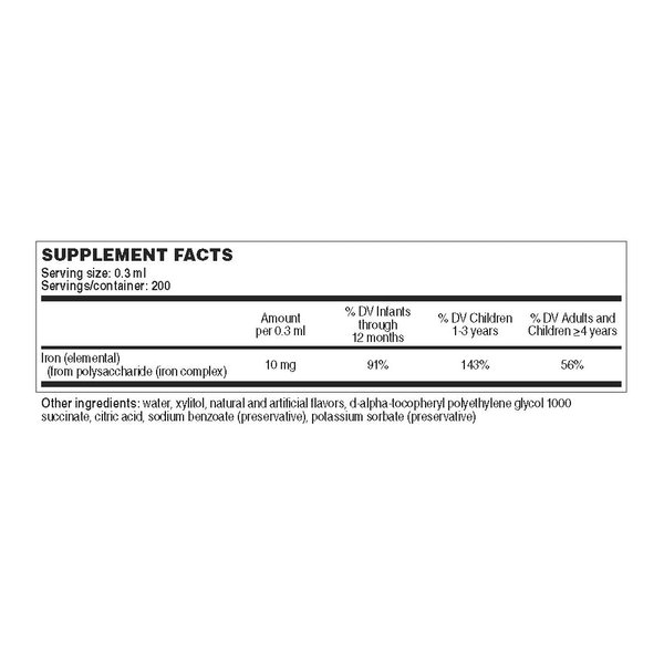 A.C. Grace Company, Iron Up, Liquid Iron Supplement, Grape Flavor, 2 fl oz (60 ml)