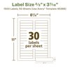 Avery EcoFriendly Recycled File Folder Labels, 2/3" x 3-7/16", White, Permanent Label Adhesive, 1,500 Printable Labels (45366)