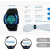 MJSCPHBJK Kids Digital Watch, 5-15 Year Old Boys Sports Waterproof Watch Outdoor LED Electrical Watch Multifunctional Chronograph Alarm Calendar Watches