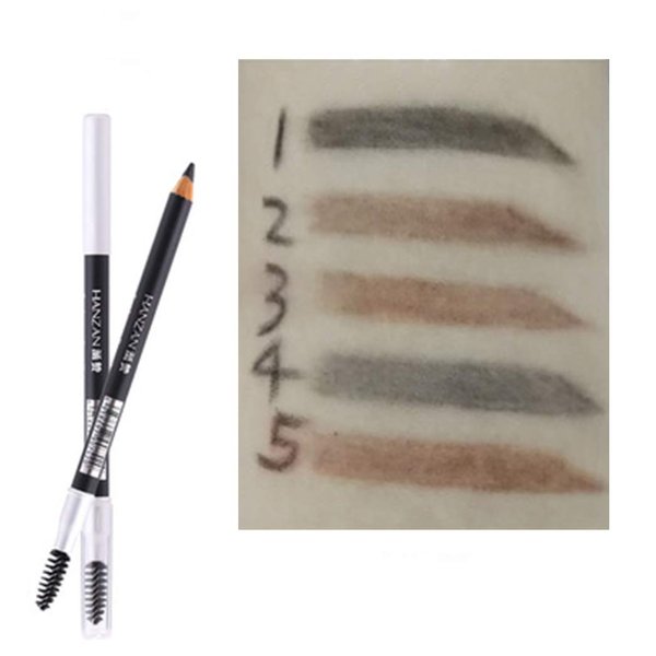 HANZAN Waterproof Eye Brow Eyeliner Eyebrow Pen Pencil Makeup Cedar Wood Cosmetic Tool (EB05 COFFEE)