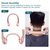 CIVPOWER Neck Fan: Portable Personal Neck Cooling Rechargeable Bladeless Fan - Hands Free 3 Speed 4000 mAh Battery USB Operated Wearable Headphone Design - for Men Women Outdoor Indoor Pink