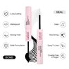 DIY Lash Extensions Kit 4 PCS Lash Bond and Seal & Cluster Lash Glue Remover Fast Removal No Residue and Eyelash Tweezers Waterproof Lash Cluster Glue for Self Application at Home