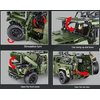 General Jim's Warrior Off Road Vehicle 1:8 Model MOC Modular Building Block 3175 Piece Military Style Vehicle Great for Adults and Teens.