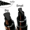 TUKEFEV Eyeliner Stamp 2 Pack Eyeline Black Pencil Eye Liner Impermeable Waterproof Smudge Proof Eyeliner Liquid for Women