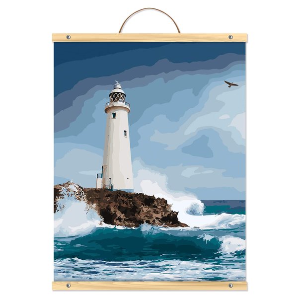 Artist's Loft Lighthouse Paint-by-Number Kit Necessities™