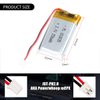 YDL 3.7V 350mAh 602035 Lipo Battery Rechargeable Lithium Polymer ion Battery Pack with PH2.0mm JST Connector
