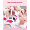 SUNUV UV LED Nail Lamp, 48W, Gel UV Nail Lamp, Gel Nail Light, Nail Dryer for Nails with 4 Timer Setting Sensor for Home Salon