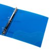 Filexec 3 Ring Binder, 1 Inch Capacity, Opaque, Letter size, Pack of 4, Blue, Hot Pink, Purple, Green (50162-6497)