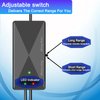 TV Antenna Amplifier, Digital Antenna Signal Booster, High Gain Powerful Antennas Booster for TV Antennas Indoor Outdoor, Adjustable Reception Range, Clear Up Pixelated Amplifier, USB Power (BLK20)