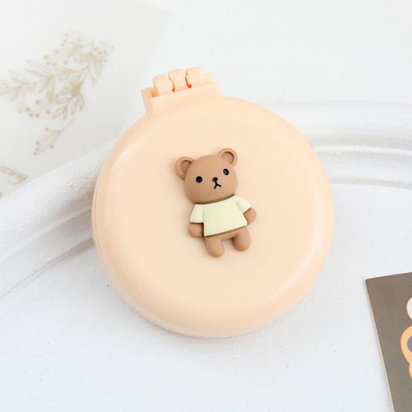Apricot Bear Travel Hair Comb, Pocket Comb Mini Hair Comb Folding Hair Brushes Mini Round Hair Comb Suitable for Women and Girls, Hair Combs, Styling Tools and Appliances (2H988)