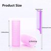 MOODKEY 24PCS Self Grip Small Hair Curlers Set Heatless Roller Hair Curlers Pro Salon Hairdressing Curler DIY Curly Hairstyle Hair Rollers Tools Rat Tail Comb for Women Medium Short Hair(0.8in,pink)