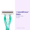 Skintimate 3 Blade Disposable Razor, Sensitive Skin, 4 Count (Pack of 3) - Packaging May Vary