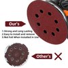 100PCS 5 Inch 8 Holes Sanding Discs 60 120 240 400 600 800 1000 1200 1500 2000 Grit Sandpaper Sander Round Sand Paper (100pcs 60-2000 grit)