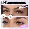 GAQQI Lash Clusters Kit 320Pcs Lash Extension Kit, Mix 9-16mm 30D C Curl Lash Clusters Kit Eyelash Extension Kit with Lash Glue Remover and Lash Applicator Self Use at Home（30D-CMIX KIT)