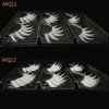White False Eyelashes Halloween White Eye lashes Extension Tools MUQIU37 Anime Cosplay White Lahses Makeup Natural Looking Masquerade Party Eyelashes Easter Costume Party Eye Lashes (MQ11-14mm)