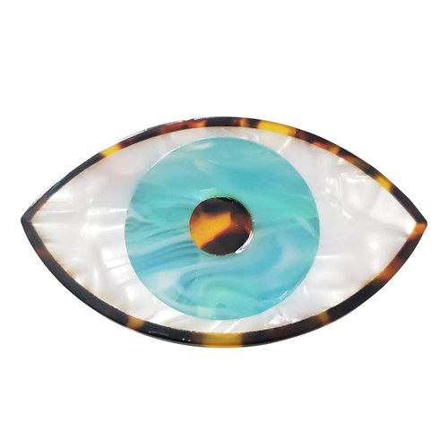 Big Evil Eye Claw Clips,Cellulose Acetate Hair Clips,Hair Claw Clips for Women,S2