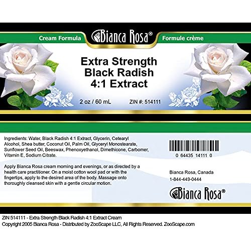 Extra Strength Black Radish 4:1 Extract Cream (2 oz, ZIN: 514111) - 3 Pack