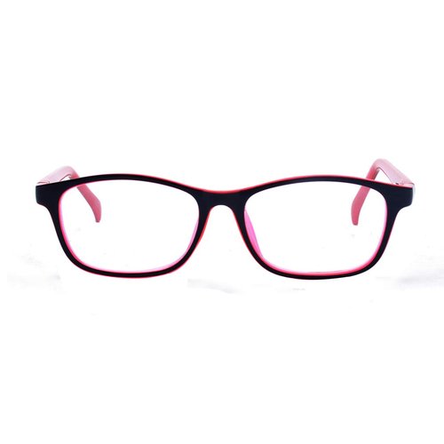 ALWAYSUV Blue Light Computer Glasses for Blocking UV Headache Transparent Lens Unisex Kids Teens Salmon Pink Red