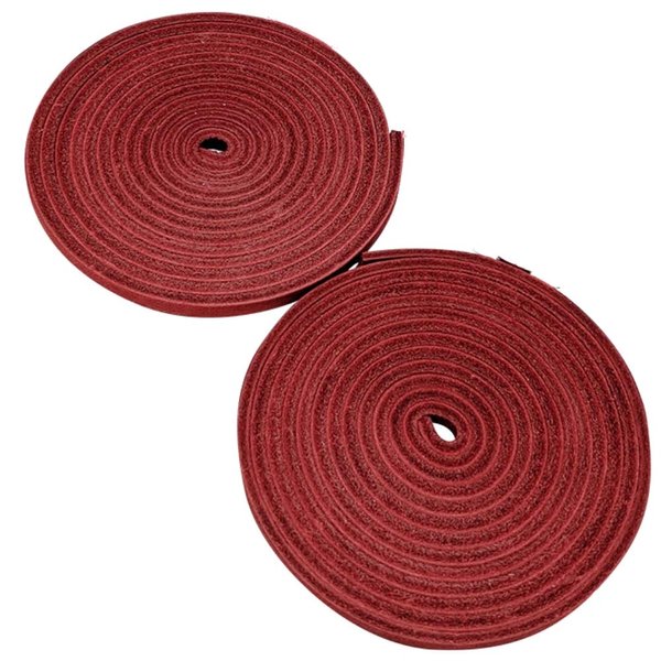 TOFL Softball and Baseball Glove Laces | Mitt Lace Glove Repair Lacing for Catchers Glove | Leather Laces Only without Lacing Needle| Cardinal Red 2