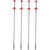 Kaxich Drain Clog Remover, 4pcs Stainless Steel Hair Catcher Clog Remover 23.6 Inch Spring Pipe Dredging Cleaning Tools Drain Relief Sewer Hair Cleaner for Kitchen Sink, Bathroom Tub, Toilet