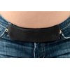 Maeband Maternity Belly Band | Pregnancy Belt, Waistband Extender, Pregnancy Clothes, Maternity Jeans (Medium, Midnight Black)