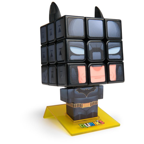 Rubik’s Cube Batman Cuber, Problem-Solving Brain Teaser Collectible Batman Fidget Toy, DC, Christmas Gifts for Teens, Stocking Stuffers, for Ages 8+
