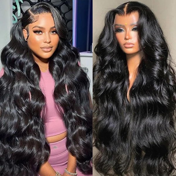 Tuneful 250% Density 30 Inch Body Wave Lace Front Wigs Human Hair 13x6 HD Lace Frontal Wigs Human Hair Pre Plucked Human Hair Lace Front Wigs for Women