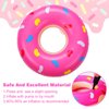 Civaner Donuts Pool Inflatable Floats Doughnut Swimming Rings Tubes Multicolored Inflatable Tubes Floaties Toys for Kids Adults Beach Pool (6 Packs)