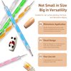 Embossing and Clay Sculpting Dotting Tool Set, Ball Stylus for Nail Art, 2 Way Sizes for Diverse Patterns