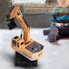 Remote Control Digger,Toy Digger Remote Control Digger Excavator Toys,Engineering Sand Digger Construction Vehicle Toy RC Excavator Toy Cars for Kids