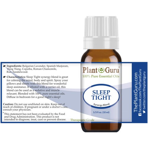Sleep Tight Essential Oil Blend 10 ml. 100% Pure Undiluted Therapeutic Grade.