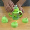 green sprouts Non-spill Sippy Cup | One-way valve for easy transition from bottle | Prevents leaks & encourages sucking, Firm spout made from safer plastic, Dishwasher safe
