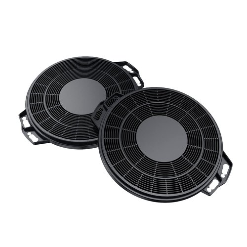 CIARRA CACF006 Range Hood Carbon Filters, Replacement Charcoal Filters for Ductless Ventilation, Carbon Filters for Recirculation, Easy Installation, Set of 2