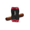 Colibri Premium V-Cut Cigar Cutter - Ergonomic Stainless Steel Spring-Loaded Blade, Ideal for up to 60+ Ring Gauge - Gift for Cigar Enthusiasts (Red)