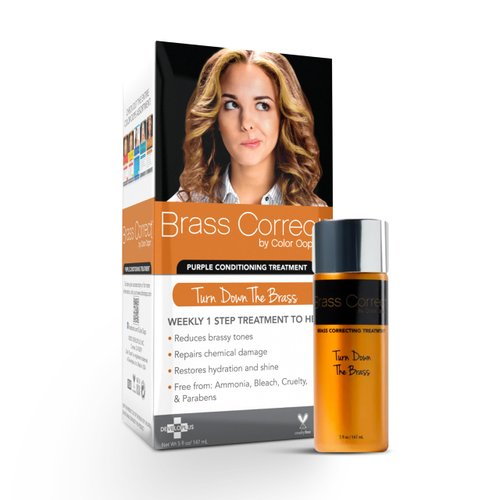 Color Oops Brass Correct Purple Deep Conditioning Bond Multiplying Hair Treatment (6oz)
