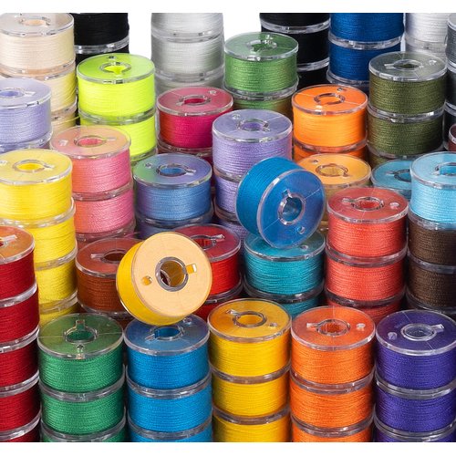 ilauke 210 pcs Bobbin Thread, SizeA Class15 Prewound Sewing Bobbins for Sewing Machine, 36 Colors Polyester Sewing Threads Compatible for Brother/Singer/Babylock/Janome Machine, 60WT