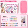 Friendship Bracelet Making Kit for Girls, Arts and Crafts for Kids Age 8-12, Christmas Birthday Gifts for Girls 7 9 11 12 Year Old, DIY Jewelry Making Kit for Girls, Friendship Bracelet Maker Tool