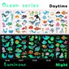 300pcs Cute Cartoon Temporary Tattoos for kids,Waterproof Glow Luminous Glitter,Henna Tattoo Sticker,Fake Tattoo Stickers,Summer Party Supplies,Stickers for kids