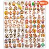 100PCS Little Monkey Tattoos Temporary Birthday Party Decorations Favors Supplies Decor Cute Funny Wild Monkeys Jungle Safari Animals Tattoo Stickers Gifts For Kids Boys Girls School Prizes Carnival