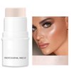 White Highlighter Makeup Stick, White Highlighter Stick Long Lasting Smooth Cheek Highlighter Pencil Makeup Waterproof Cream Make up Highlighter for Face